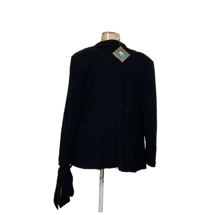 Badgley Mischka Black Modal Blazer - Women's 1X