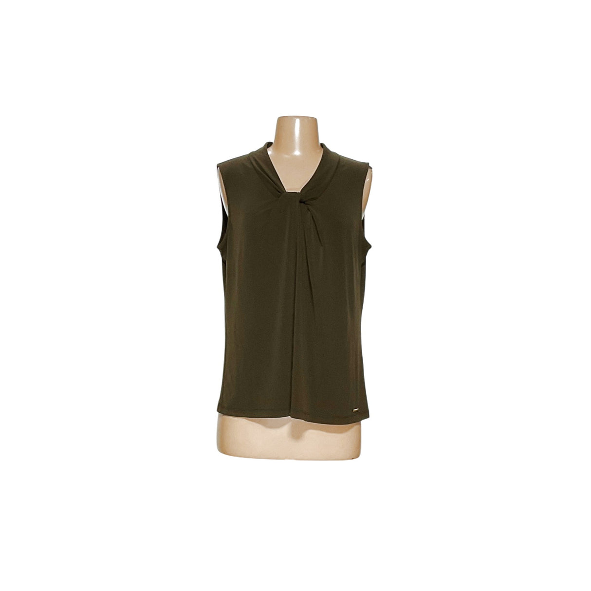 Calvin Klein Green Polyester Blouse