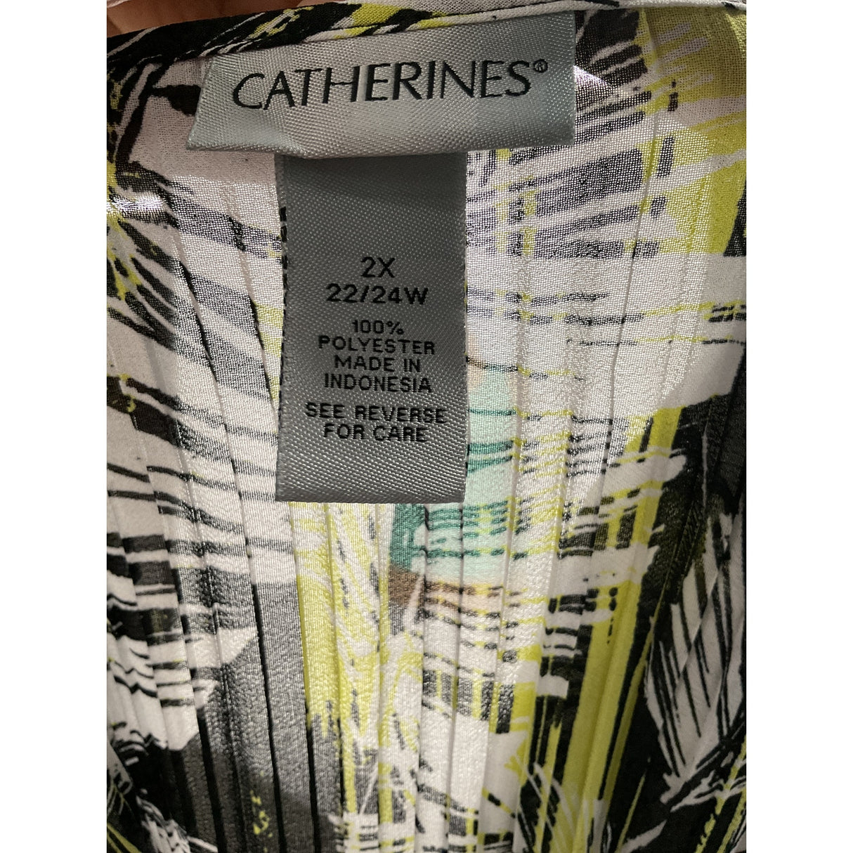 Catherines Multicolor Blouse 2X