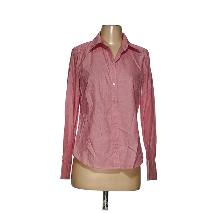 J. CREW Pink 100% Cotton Button-Up - Size S