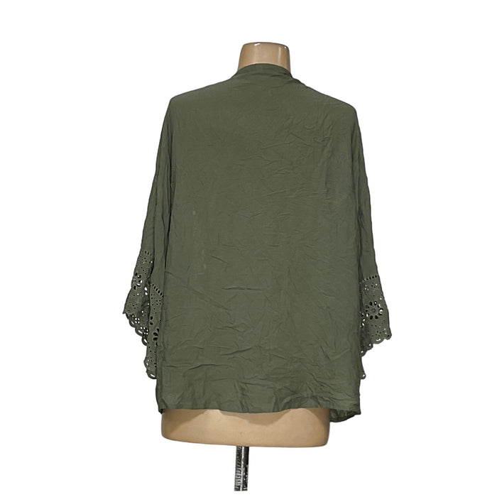 Lucky Brand Green Viscose Blouse - Women's 0s