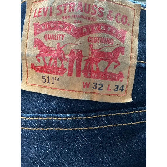 Levi's Men's Blue Ankle Jeans 32x34