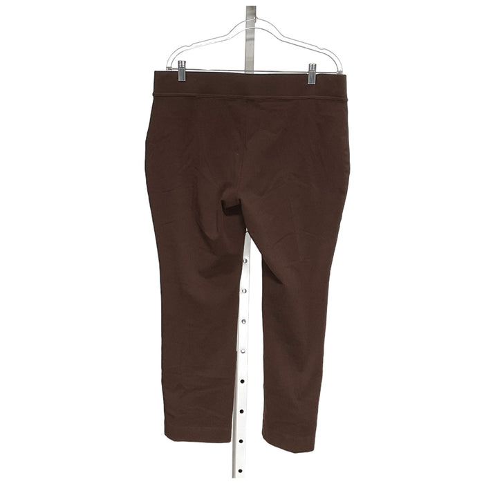 Lands' End Plus Size Brown Cotton Leggings