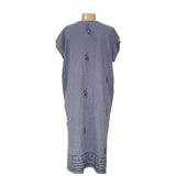 J.Jill Blue Long Shift Dress - Women's M