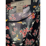 LOFT Floral Cardigan - XS