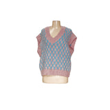 ZARA Pink Acrylic Crochet Vest