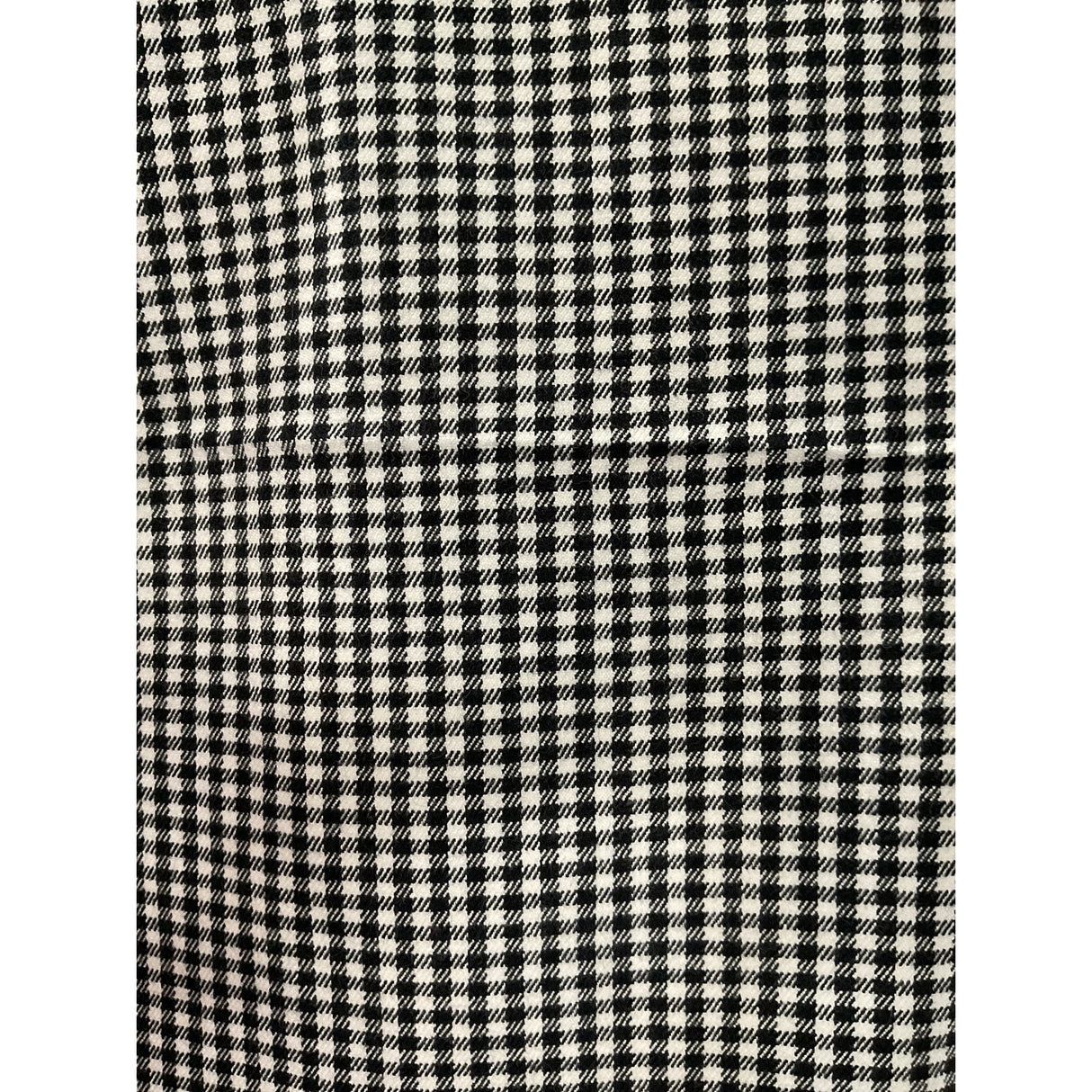 LOFT Black Gingham Cropped Pants