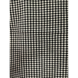 LOFT Black Gingham Cropped Pants