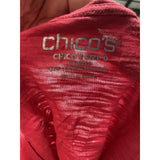 Chico's Red Cotton Activewear Top - Women's S