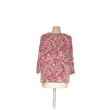 Banana Republic Red Floral Blouse - Women's S