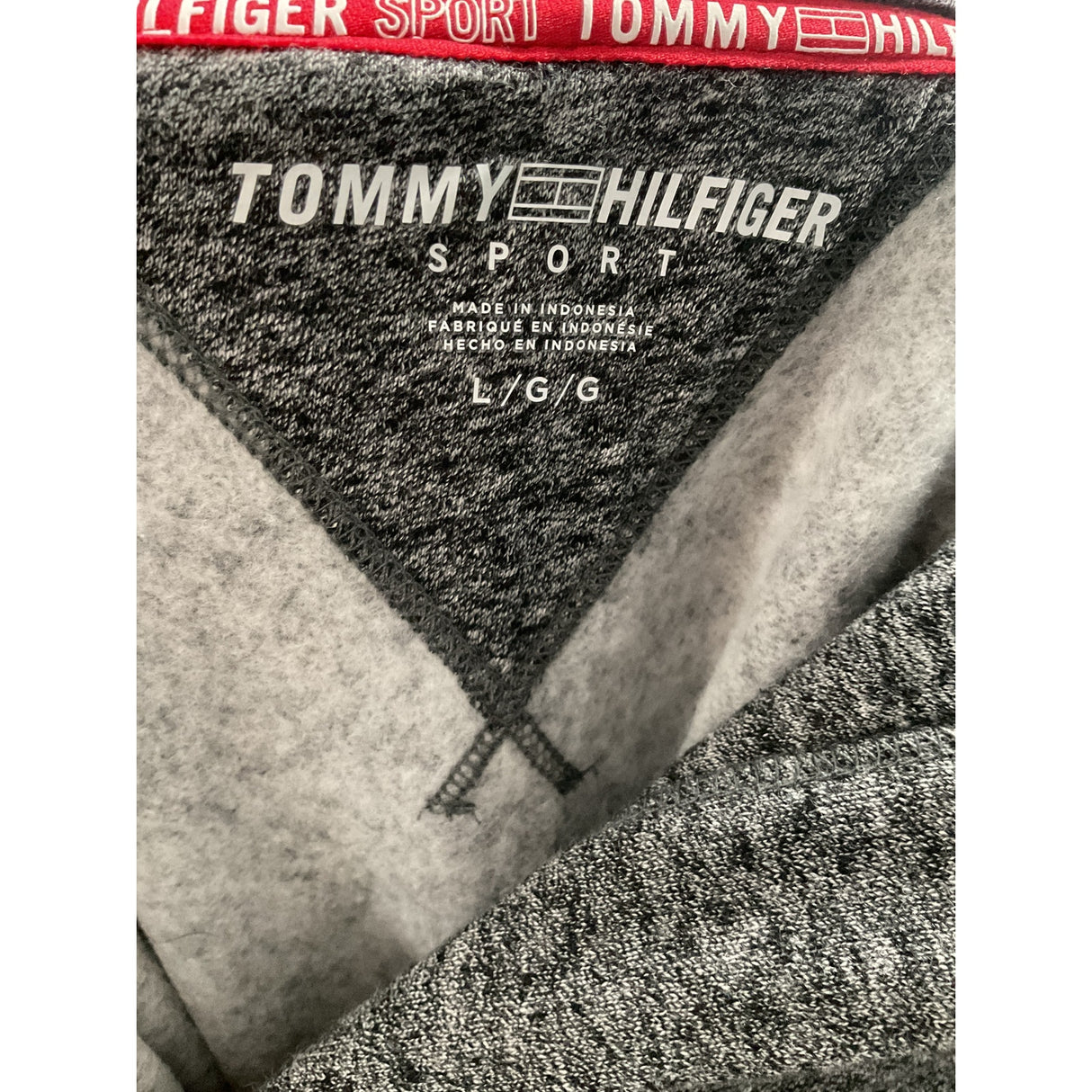 Tommy Hilfiger Gray Cotton Hoodie - Women's L