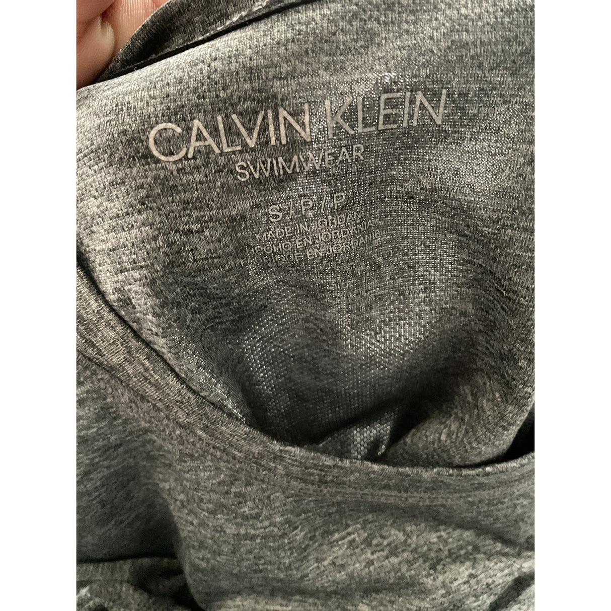 Calvin Klein Men's Gray Activewear Top