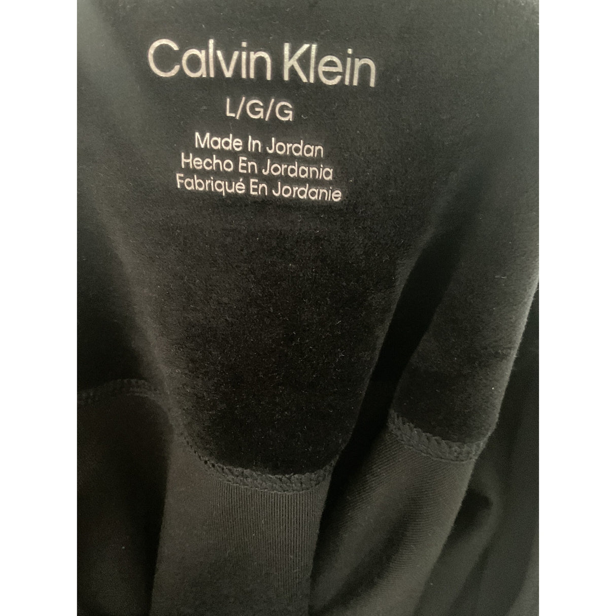 Calvin Klein Black Women's Velour Sweater - L