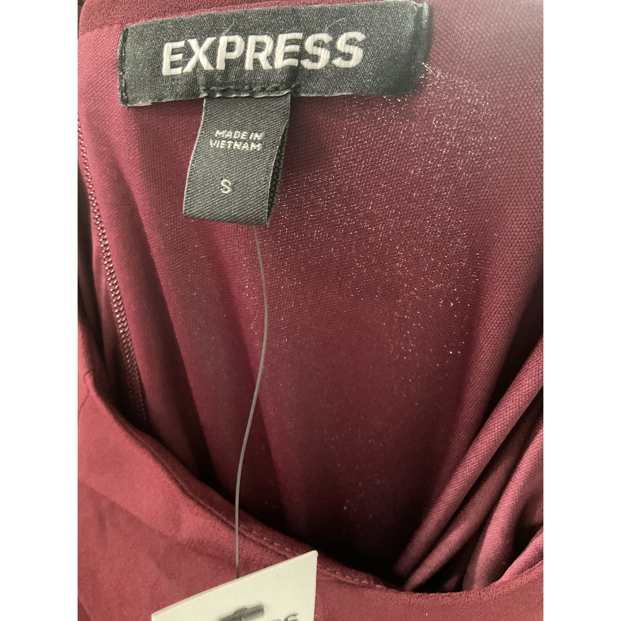 Express Red Bodycon Long Dress - Size S