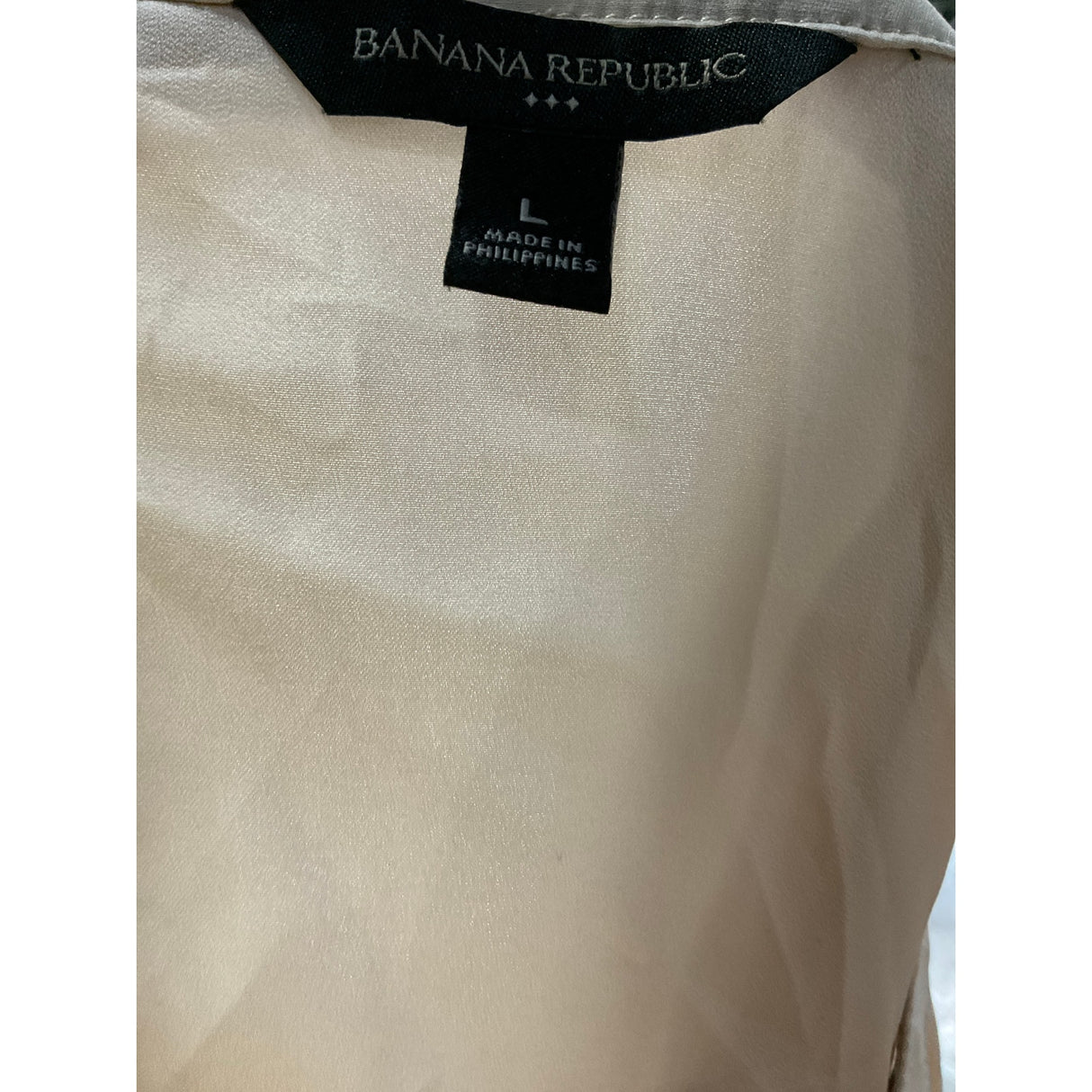 BNWT Banana Republic Beige Polyester Top L