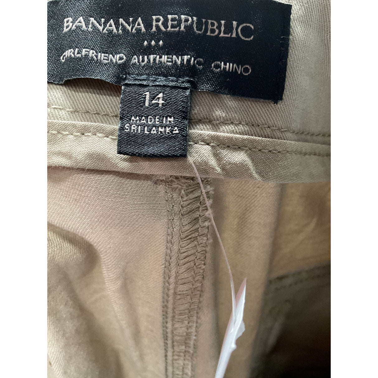 Banana Republic Beige Ankle Pants, Size 14