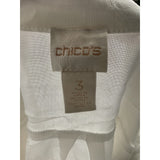 Chico's White Plus Size Blouse