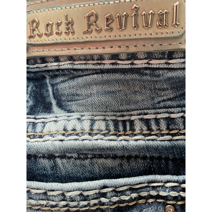 Rock Revival Blue Women's Ankle Jeans