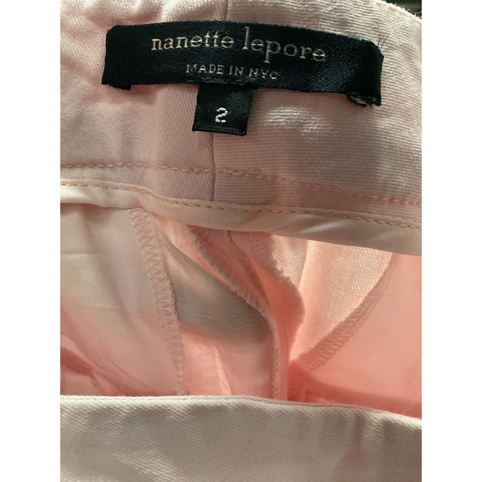 Nanette Lepore Pink Ankle Pants Size 2