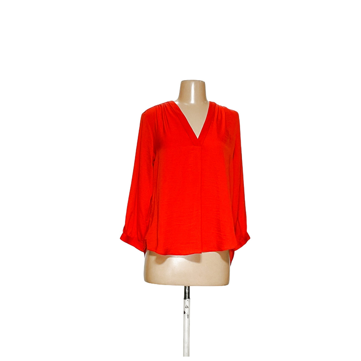 Vince Camuto Orange Chiffon Blouse - Women's S