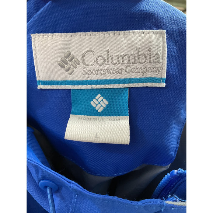 Columbia Blue Rain Jacket - Men's L