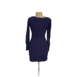 White House Black Market Blue Sweater Dress - XS