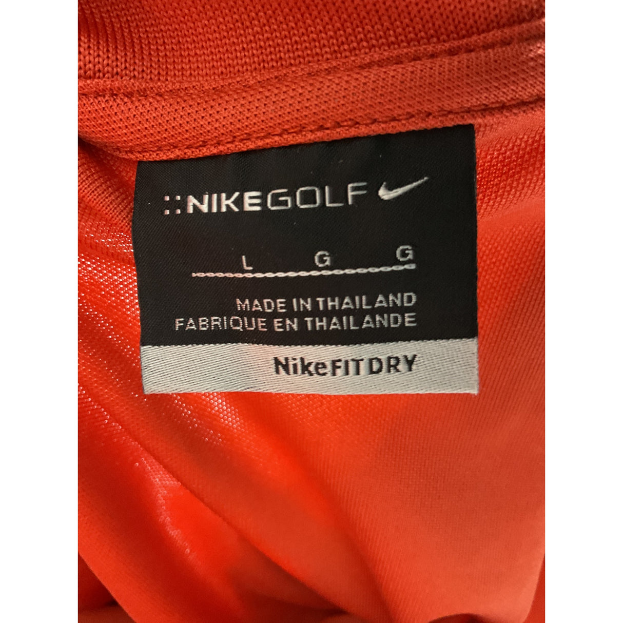 NIKE GOLF Orange Men's Polo