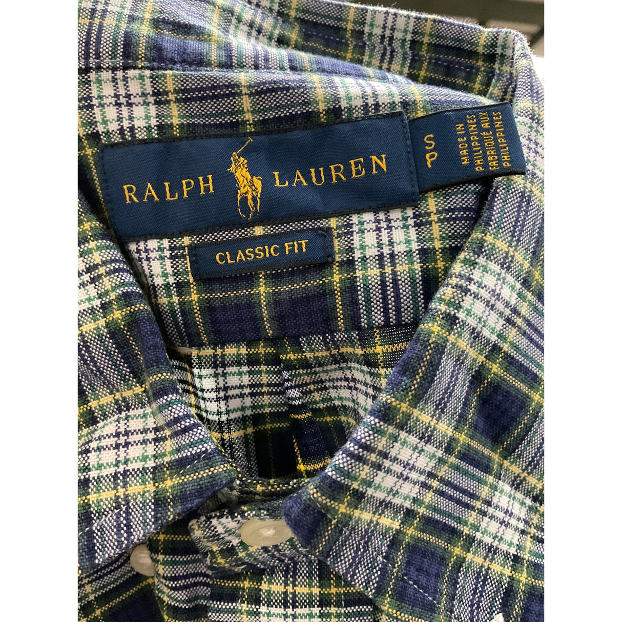 Ralph Lauren Men's Plaid Dress Shirt