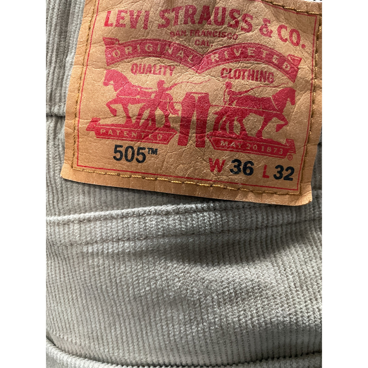 Levi's Beige Corduroy Pants