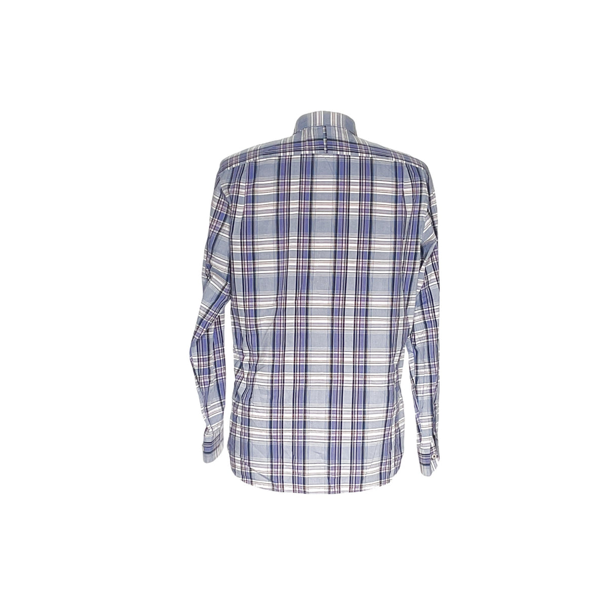 Banana Republic Men's L Purple Plaid Shirt