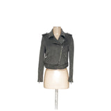 ZARA Gray Women's Motorcycle Jacket