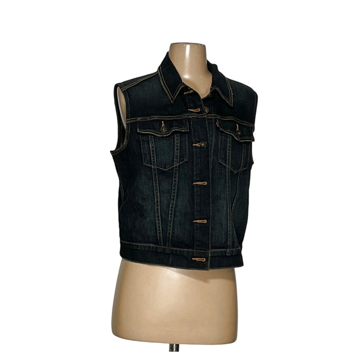 Levi's Blue Denim Vest