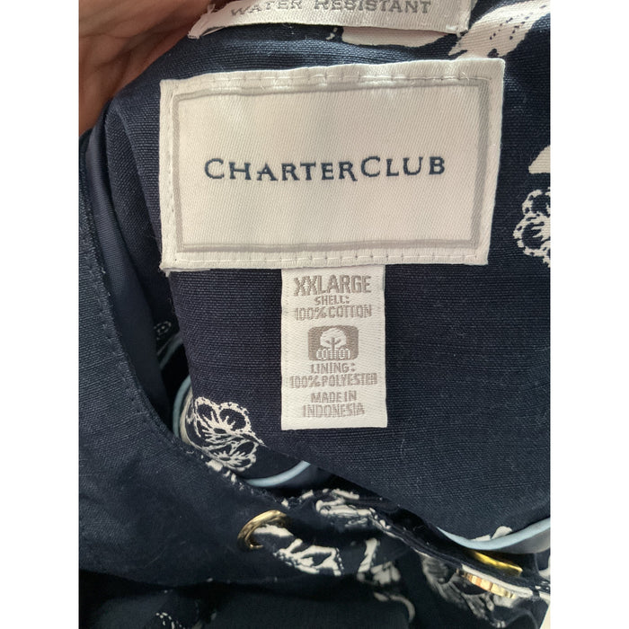 Charter Club Multicolor Windbreaker Jacket - 2XL