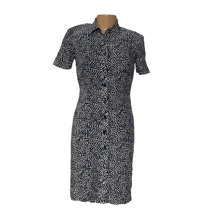 Adrianna Papell Blue Shirt Dress