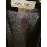 Calvin Klein Black Knit Sequin Blouse - Women's M