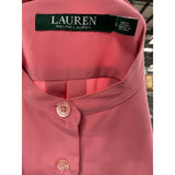 Lauren Ralph Lauren Pink Button-Up Top - Size S