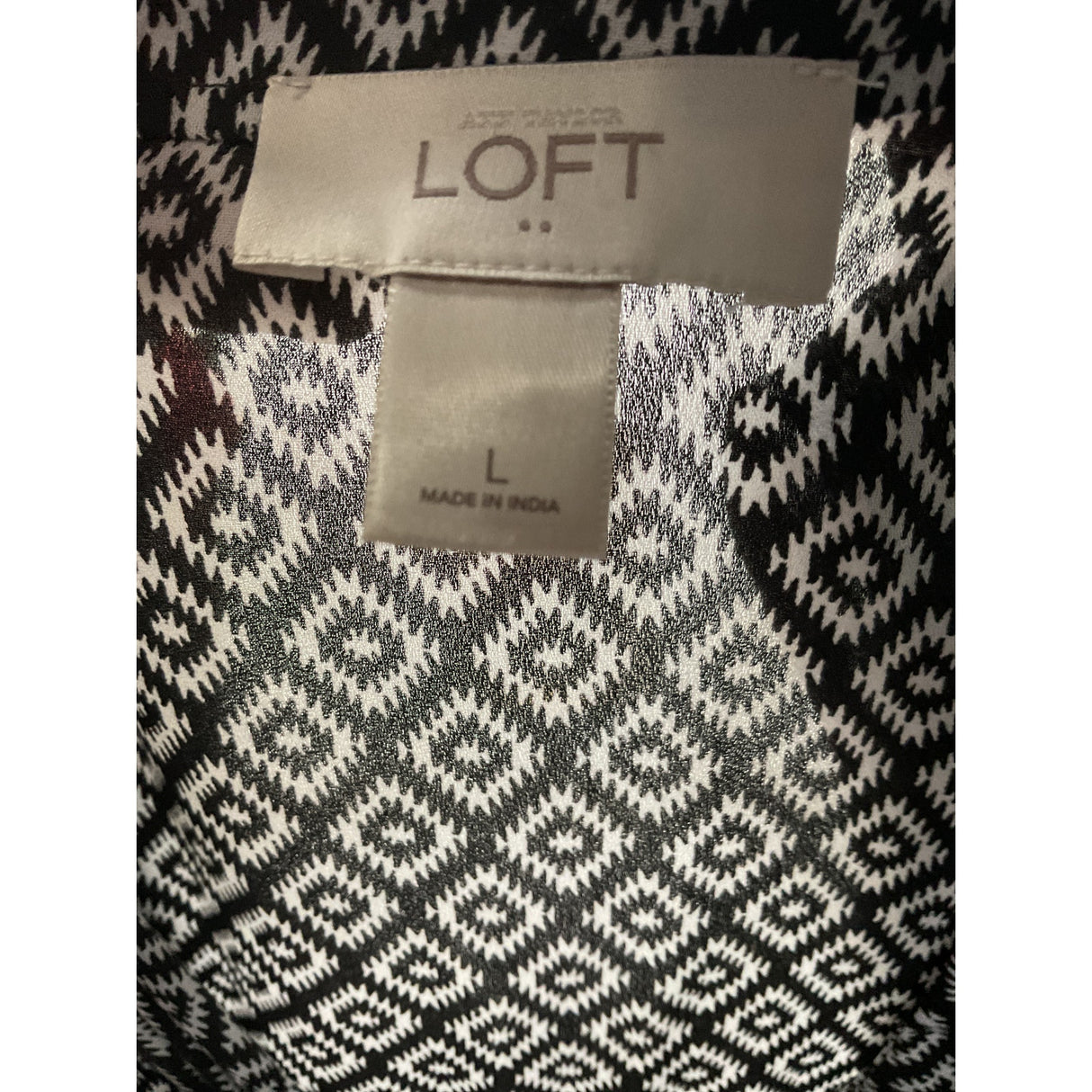 LOFT Black Blouse - Women's L