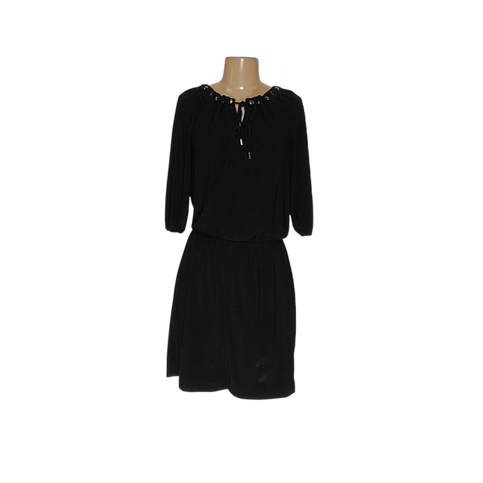 WHBM Black Blouson Dress XS