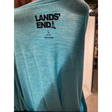 Lands' End Women's Blue Polyester Blouse