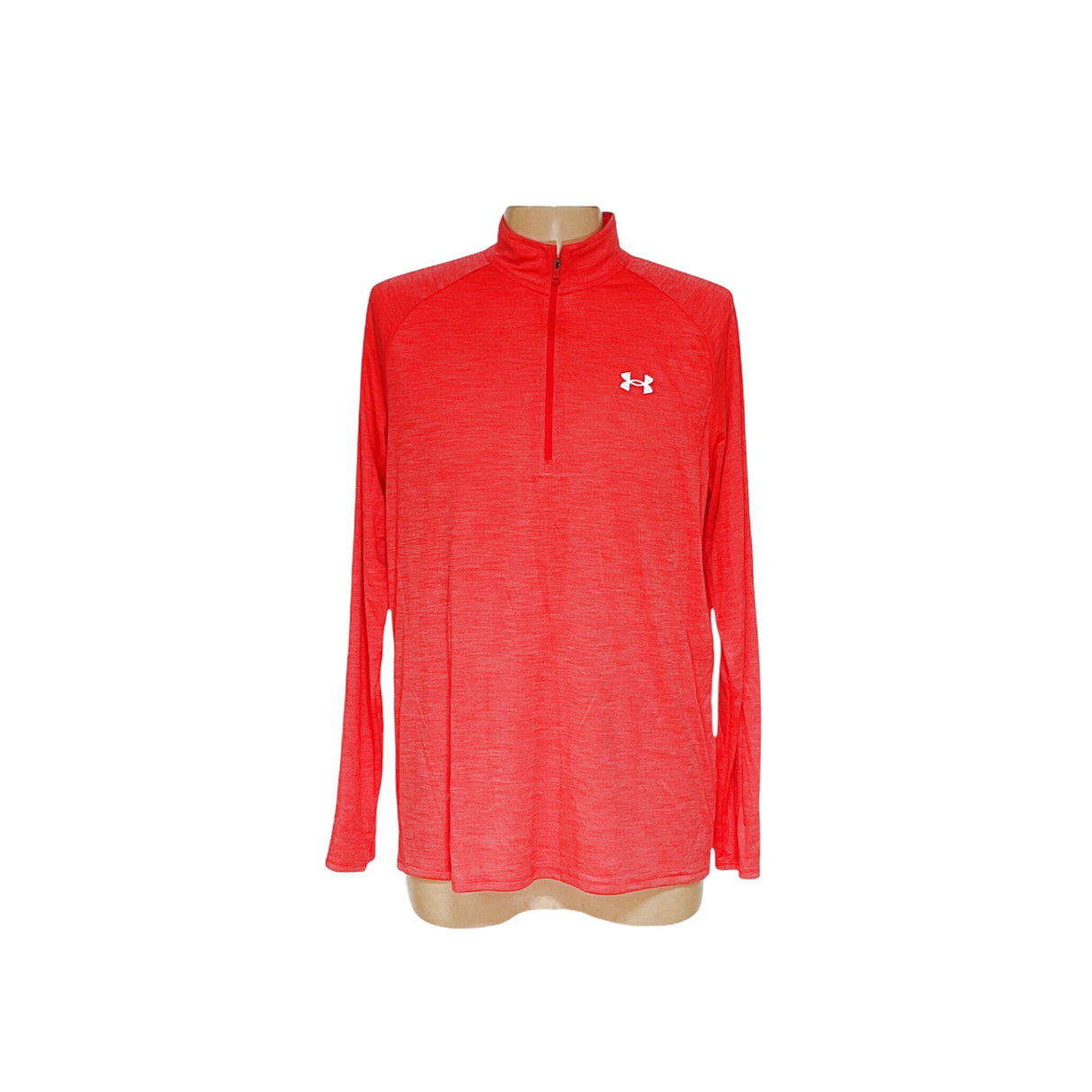 Under Armour Men's XL Pink Henley Sweatshirt