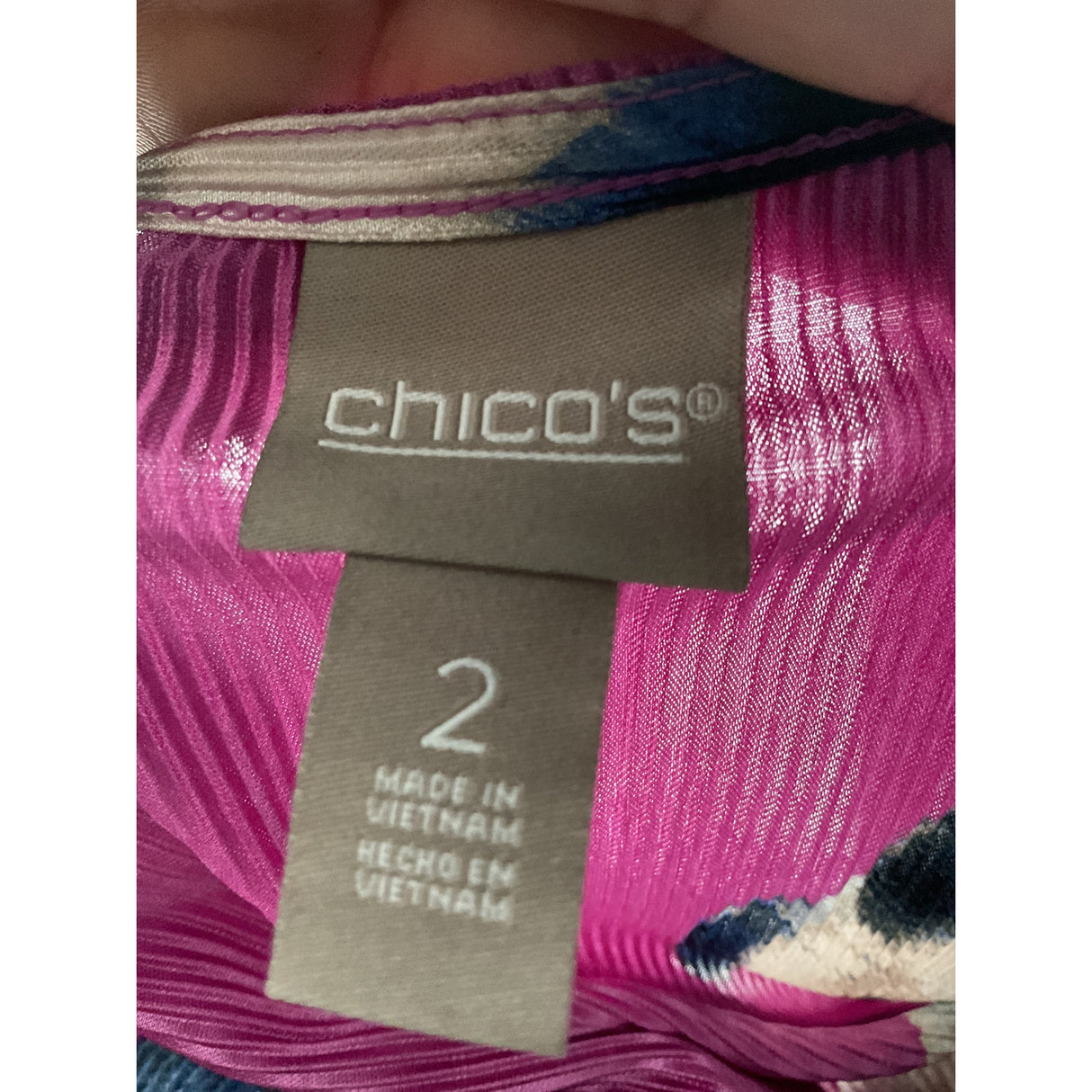 Chico's Plus Size Floral Blouse 2