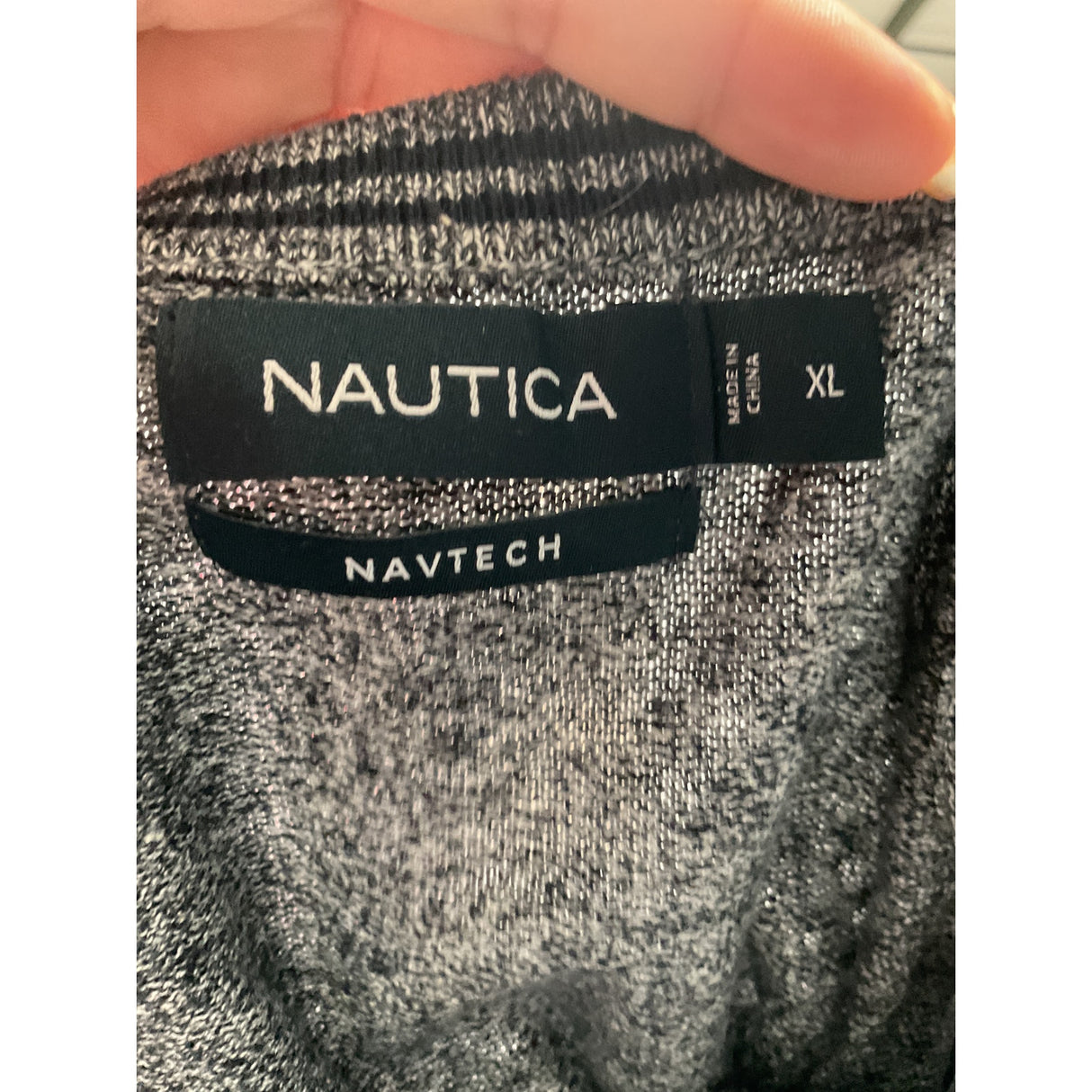 NAUTICA Men's Gray Casual Activewear Top - Size XL