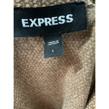 Express Men's Brown Cardigan, Size L