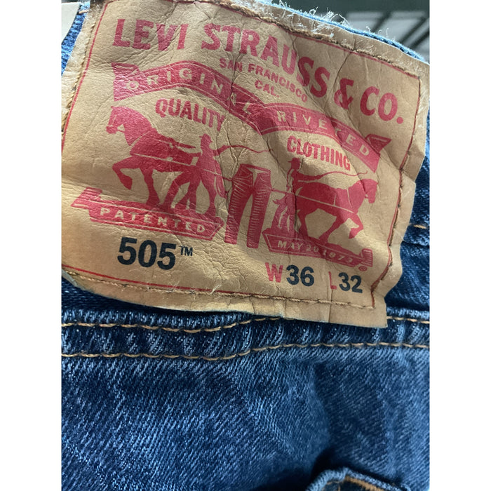 Levi's Men's Blue Ankle Jeans 36x32