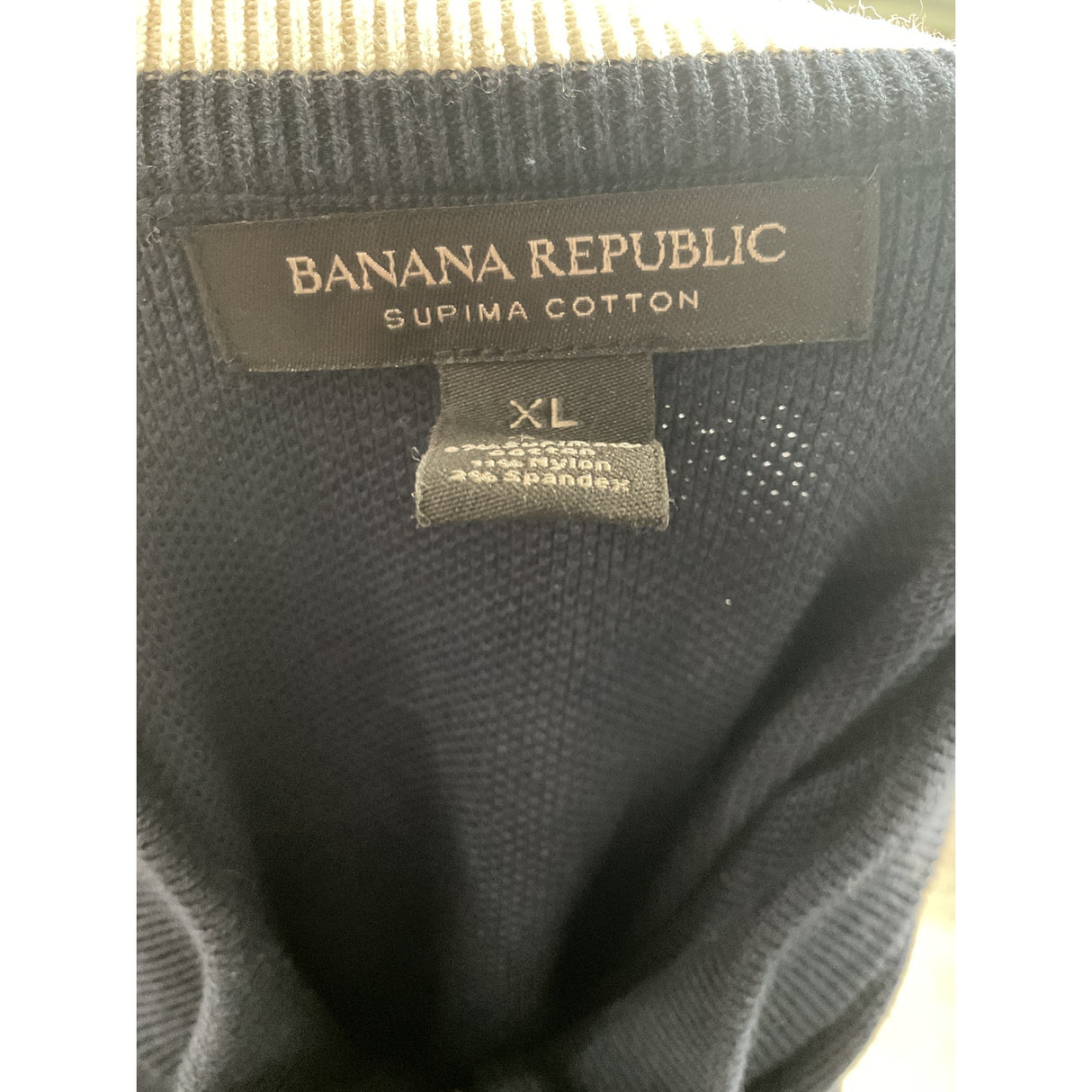 Banana Republic Men's Multicolor XL Cotton Pullover Sweater