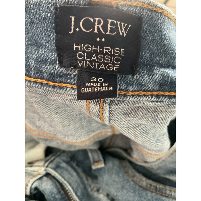 J. Crew Blue Straight Jeans 30