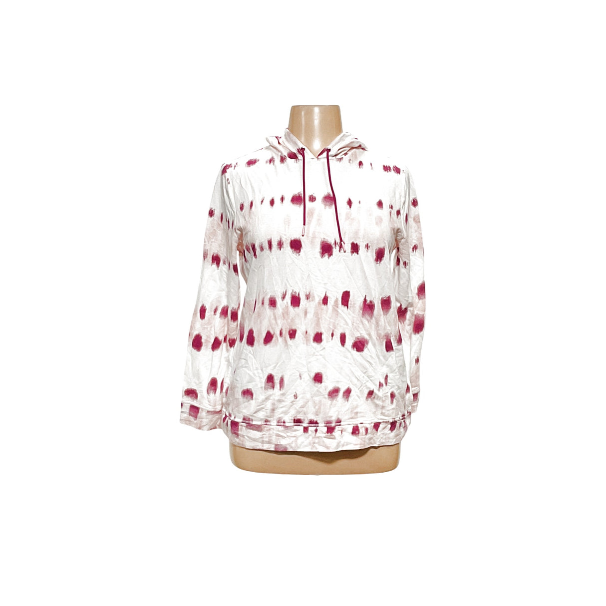 Chico's White Spotted Print Sweater