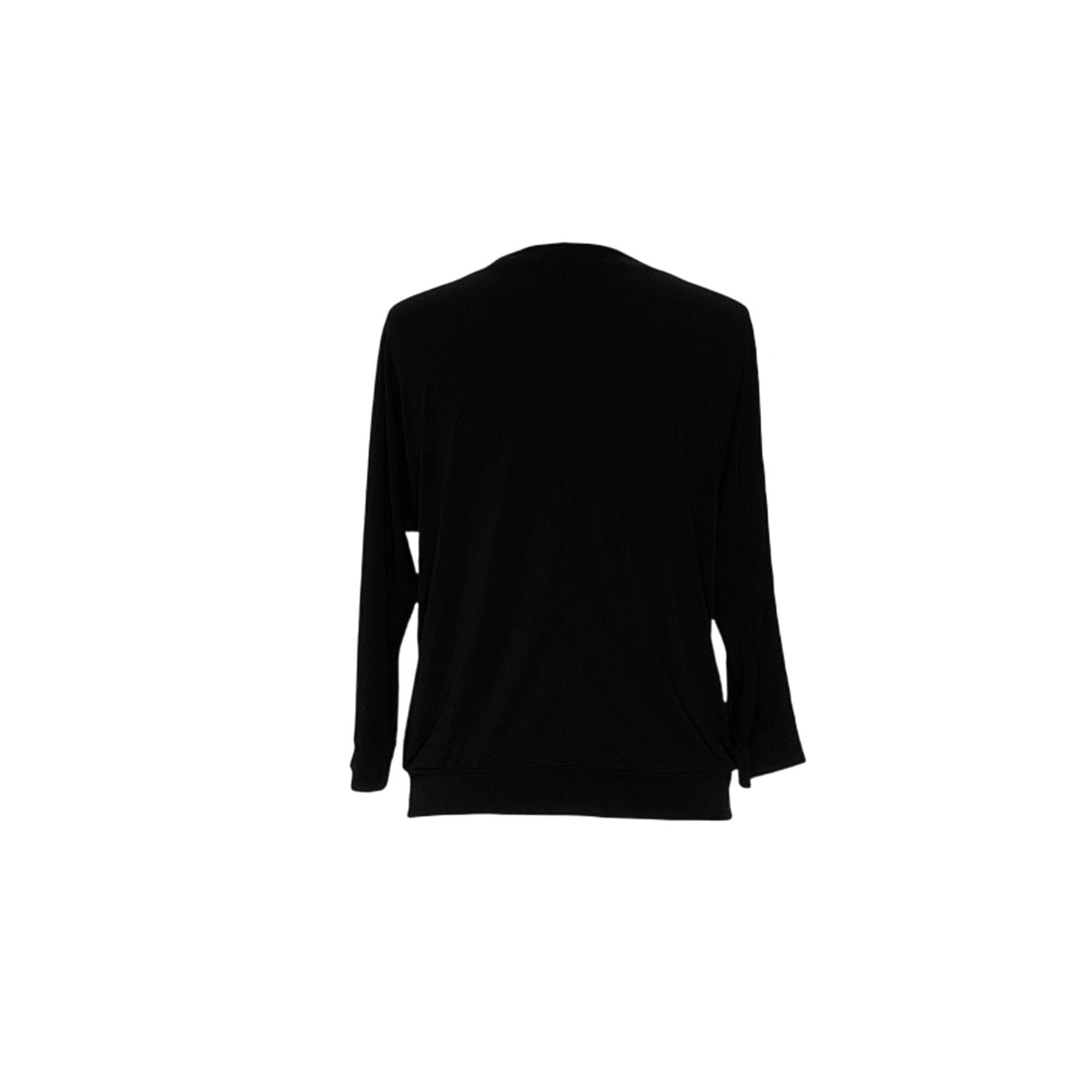 Tahari Black 100% Cotton Blouse - Women's M