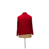 Chico's Red Plus Size Cotton Cardigan Sweater