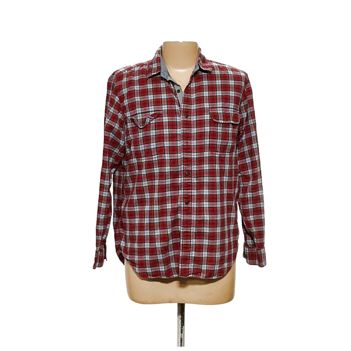 Nautica Tartan Dress Shirt - Men's L